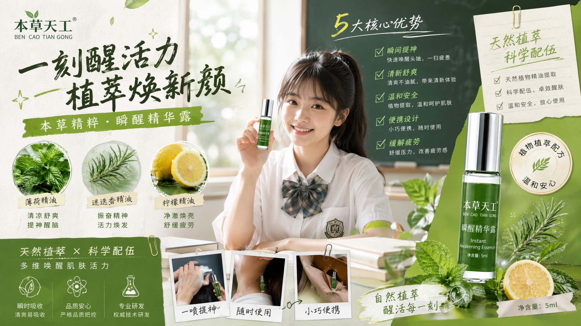 瞬醒精华露5